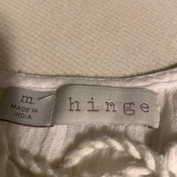 Hinge Boho Embroidered Cotton Blouse - Picture 3 of 8